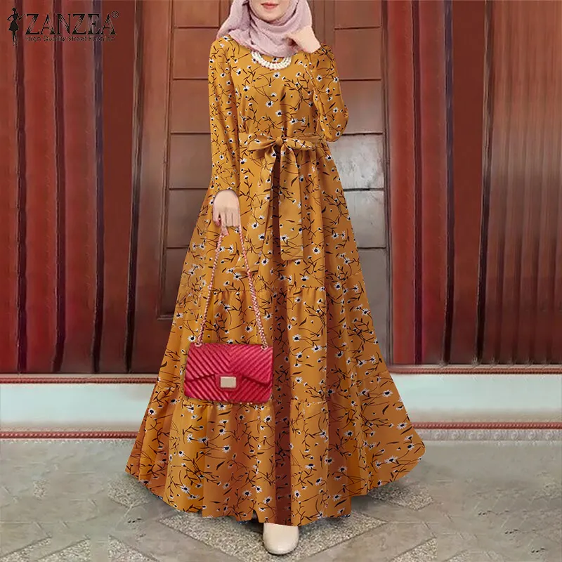 chinese dress ladies SALE Sprinkle Puff Sleeve Glam Abaya (Eggshell)