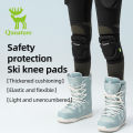 Qunature Ski Knee Pads Shockproof Thickened Sponge Pad Snow Sports Protective Gear Elastic Breathable Anti-fall Skating Outdoor Sports Knee Protector. 