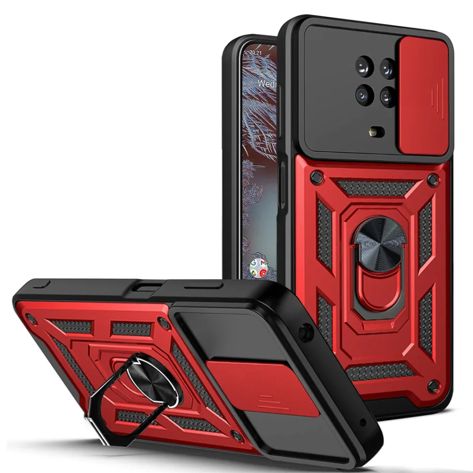 Custodia Elegante Oro Nokia G10 / G20 con Anello e Soft Bumper
