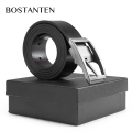 BOSTANTEN Genuine Leather Pin Buckle Belts For Men With Gift Box. 