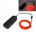 1M/3M/5M El Strip Wire Flexible LED With Battery-Powered Controller Neon Light Flexible Tube Wire For Costume Car Light Party. 