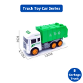 High QualityKids Green Garbage Truck Toys/Rubbish Lori/Lori Sampah Mainan Kanak/Ready Stock. 