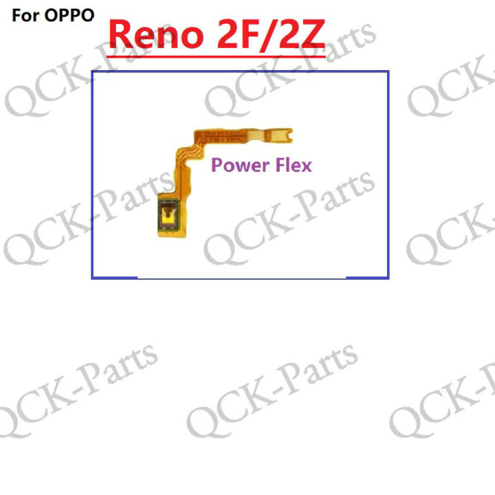 【WEJA】For OPPO Reno 2F 2Z CPH1989 CPH1945 CPH1951 Power on / off Switch Button Side Volume Up Down Buttons Flex Cable Replacement