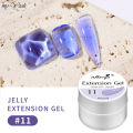 Myyeah 5ml 9 Colors Nail Art Hard Jelly Extension Gel Polish Nail Builder Gel Nail UV LED Extension Construction Gel DIY Manicure Tools. 