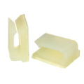 100 Pcs White Plastic Wire Tie Rectangle Cable Mount Clip Clamp Self-adhesive. 