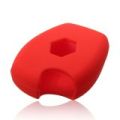 2 buttons SUPERIOR Silicone car key case cover for Renault Clio Dacia Logan Sandero Megane Modus Espace Kangoo Red - Red. 