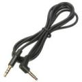 3.5mm Male New to Male Jack 4 Pole Car AUX Audio Cord Connect Cable Record Headphone Black - Black. 