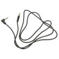 3.5mm Male Highquality to Male Jack 4 Pole Car AUX Audio Cord Connect Cable Record Headphone Black - Black. 