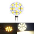 8Pcs G4 SMD 5050 LED 12V Warm White Marine Camper RV Light Bulb Lamp Spotlight Car -. 