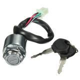ATV Quad Bike Buggy IGNITION BARREL KEY SWITCH 2 Keys 4 Pin Block ...