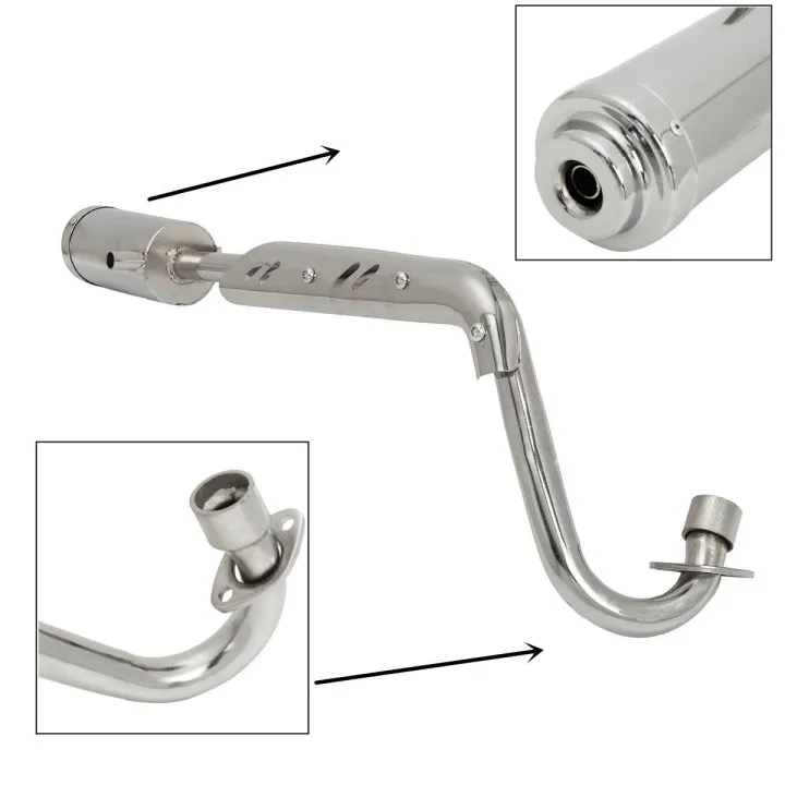 FOR%20CRF50%20Highquality%20PIT%20BIKE%20FULL%20CHROME%20EXHAUST%20PIPE%20SYSTEM%20MUFFLER%2050cc%20110cc%20125cc%20PITBIKE%20-%20-%20Image%202