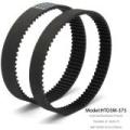 HTD5M-375 Black Timing Rubber Drive Belt Arc Teeth 15/20mm Width 1/5'' Pitch - 15mm.