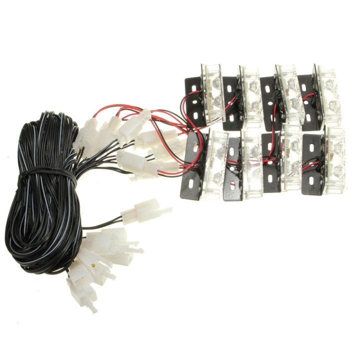 LED Flashing Emergency Warning Light Grill Strobe Recovery BREAKDOWN ...
