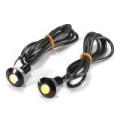 New 2x 3W LED Eagle Eye Yellow Light Daytime Running Car DRL Tail Backup Motor. 