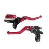 universal motorcycle 7/8 brake master cylinder clutch lever Red