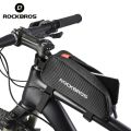 ROCKBROS Front Bike Bags Reflective Frame Tube Cycling Bag Large Capacity Fietstassen Ultralight Bicycle Bags Cycling Pannier. 