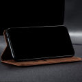 lthmy for Xiaomi Poco M6 4G  Redmi 13 4G case Retro Denim Leather Flip Wallet Stand Casing Cover. 