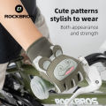 ROCKBROS Children Cycling Gloves Wear Resistant Anti-Slip Safety Comfortable Children Full Finger Gloves Skateboard Cycling Outdoor Sports Equipment. 