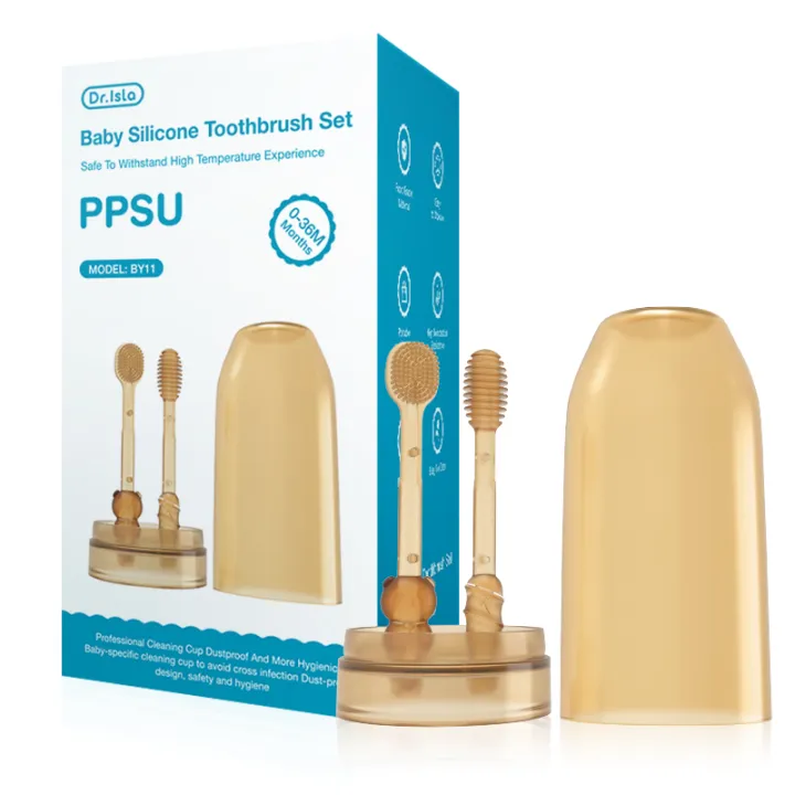 Dr.isla%20BY11%203%20in%20Baby%20Cleaning%20Toddler%20Teeth%20Brush%20Coating%20Cleaner%20Infant%20Oral%20Care%20Bayi%20Berus%20Gigi%20Kids%20First%20Set%201%201%20Tongue%20Brush%20Soft%20Silicone%20Massaging%20Toothbrush%20-%20Image%209