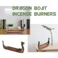 Retro Incense Burners Traditional The Vikings Dragon Boat Incense Stick Holder Burner -. 