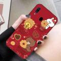 For Samsung Galaxy A20 Back Cover Case Fashion Brown Bear Soft Silicone Shockproof Camera Lens Protector Phone Cases. 