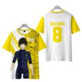 Anime BLUE LOCK NAGI T shirt Cosplay Women Men 3D Printing O Neck Short Sleeves Tees Boys Girls Cartoon T Shirt Football Jersey Sportswear. 