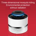 Universal New Serial Bus Photocatalyst Electric Night Anti Mosquito Killer Lamp Trap Mosquito Killer Fly Moth Bug Insect Trap Lamp 60㎡ Applicable Area - white. 