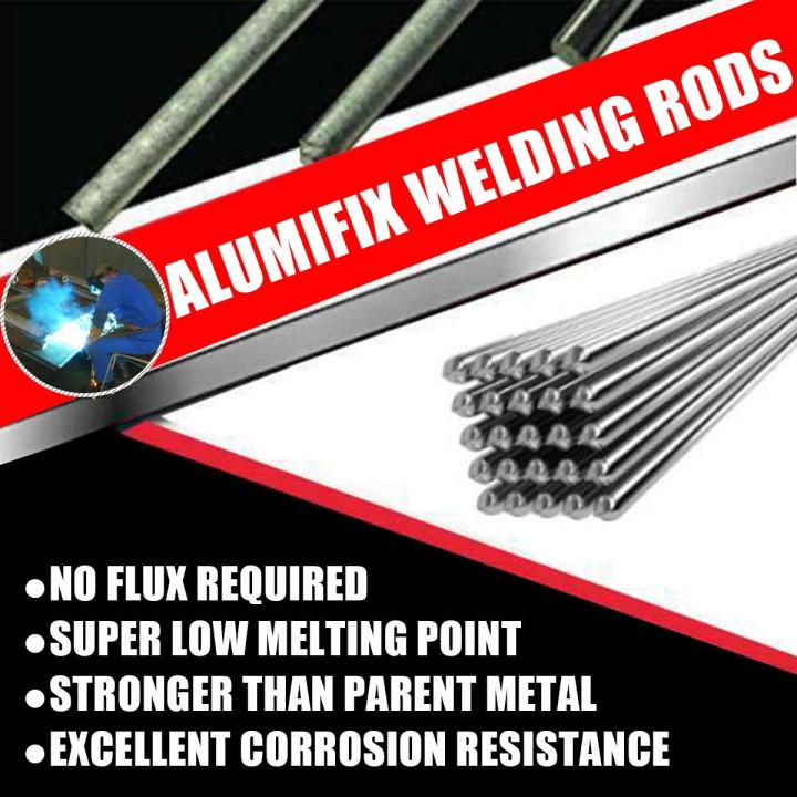 10pcs 2mm Diameter Solution Welding Tools DIY Flux-Cored Rods Aluminum ...