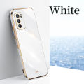 For Samsung Galaxy A03s / M02s Back Cover Luxury 6D Plating Square Frame Shiny Case Camera Lens Protection Soft Silicone Mobile Phone Cases. 