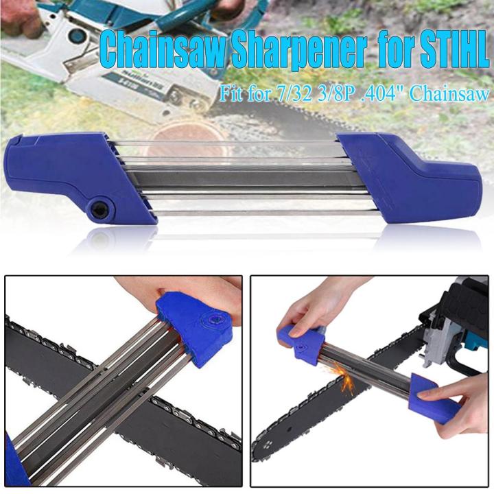 2 IN HOT SELL New 1 Easy Chainsaw Chain File Sharpener 7/32 Replace For Stihl 3/8P .404'' -