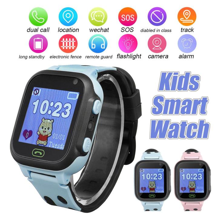 Kids Smart Best Phone Watch SOS Tools DIY Antil-lost Card Clock Call ...