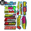Musion Thai Look Reflective Motorcycle Sticker Set Bike Side Strip Helmet Decals For Honda YAMAHA Kawasaki Suzuki KTM. 