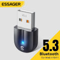 Essager Mini Multi functional Supports Windows 8.1/10/11 Free Drivers Compatible with Mouse/Keyboard/Gaming Board/Speaker/Earphones Adapter Suitable for Mobie Tablets, Mobile Phones, Laptops Bluetooth 5.3. 
