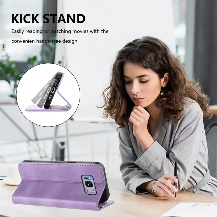 lthmy%20for%20Samsung%20Galaxy%20S8%20Plus%20Wallet%20Case%20Vintage%20Leather%20Cover%20with%20Card%20Holder%20Kickstand%20Magnetic%20Closure%20Flip%20Case%20-%20Image%207