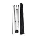 2 Sizes HOT SELL X Banner Display Stand Travel Trade Show Advertising Tripod Storage Bag - Silver. 