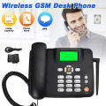 Fixed Wireless GSM Desk Phone Dual SIM Card Mobile Home Office Desktop -. 