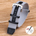 20mm 22mm Band Canvas Watch Braided Strap Bracelet for Hamilton Khaki Field fashion Nylon Patch Leather. 