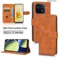 lthmy for Vivo IQOO 13 Pro Luxury Leather Flip Case Phone Case with Card Slot Wallet Bracket Magnetic Holder Shockproof Protect Back Cover. 