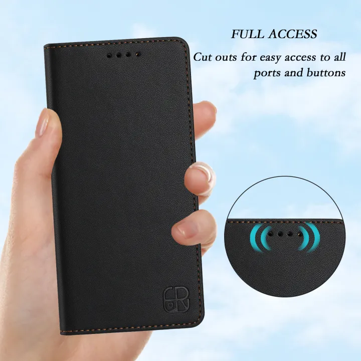 lthmy%20for%20OnePlus%2013%20cover%20leather%20wallet%20flip%20cover%20with%20card%20holder%20kickstand%20magnetic%20closure%20phone%20case%20-%20Image%203
