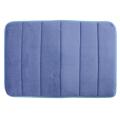 Memory Foam Highquality Rug Bath Mat Bathroom Bedroom Non-slip Mats Shower Carpet 40cmx60cm NEW（12 Color for Choice） - navy blue. 