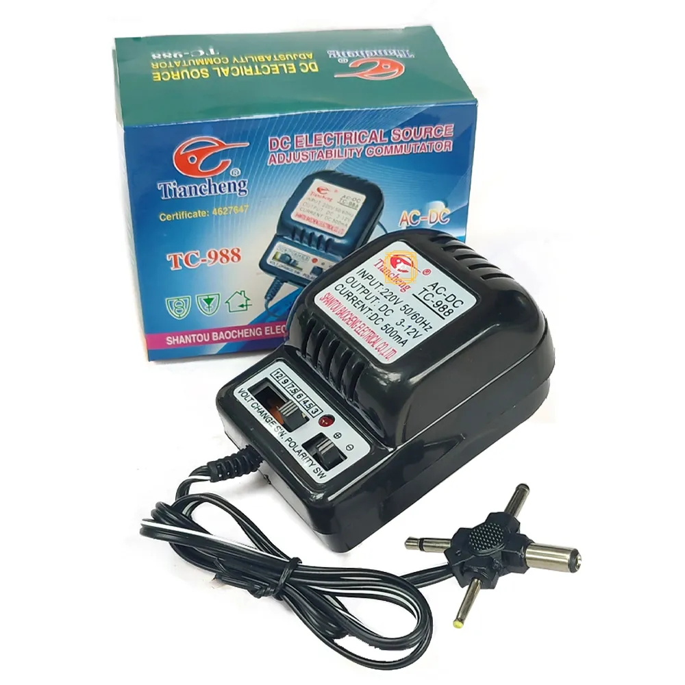 12V Power Supply Adapter - Front View