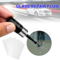 Car Window Glass Crack Repair Kit Fluid Windshield Scrape Crack Repair Tool DIY +5 x Cured films-. 