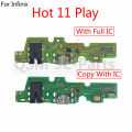 For Infinix Hot 11 Play USB Charging Board Dock Charger Port Plug Headphone Audio Jack Microphone MIC Flex Cable. 