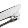 1 Pair 10MM Retro Style Universal Rearview Mirror for Motorcycle E-Bike ATV Galvanized Silvery Rear View Mirror Side Mirror. 