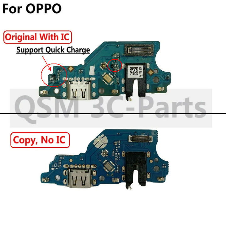 For OPPO Realme C20 C21 Original Charging Port USB Charger Dock Board with Microphone Flex Replacement Parts