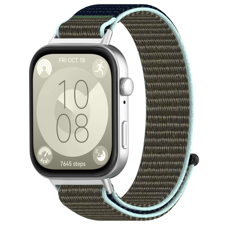 Ring%20Nylon%20Adjustable%20for%20Men%20and%20Women%20Huawei%20Smart%20Watch%20Fit%203%20Replacement%20Strap%20-%20Image%206