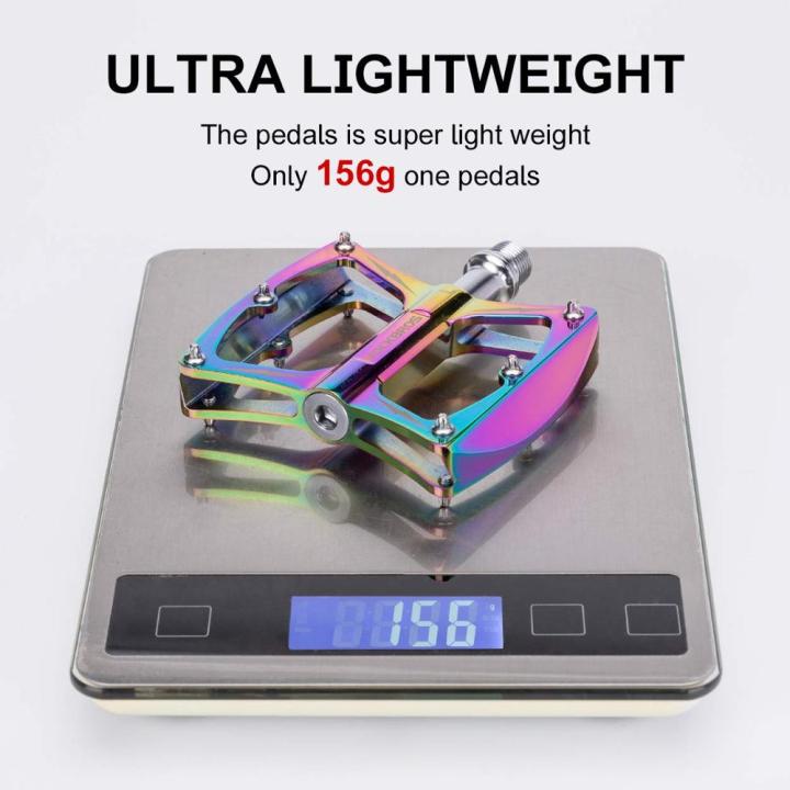 ROCKBROS%20Road%20Bike%20Pedals%209/16%20Bicycle%20Pedals%20for%20Adult%20Colorful%20Aluminum%20Alloy%20Bike%20Pedals%20Sealed%20Bearing%20Lightweight%20-%20Image%203