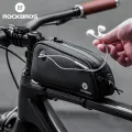 ROCKBROS Bicycle Front Tube Bag Stable Narrow Design 1.3L Capacity for MTB Road Bike Cycling Accessories. 