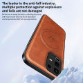 lthmy for Infinix Note 50 4G Supports Magnetic Wireless Charging Casing Matte Leather Phone Case Shockproof Protection Cases Armor Bracket Back Cover.