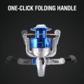 Ratio 5.2:1 Trolling Reel QS1000-7000 Series 14BB High Speed Spinning Fishing Reel Max Drag 5kg Jigging Reel Outdoor Fishing Saltwater Freshwater.